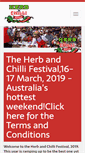 Mobile Screenshot of herbchillifestival.com.au